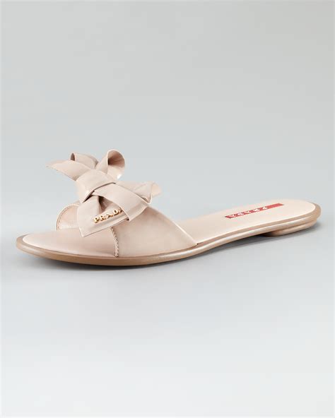 prada nude sandal|Women's Prada Sandals and Flip.